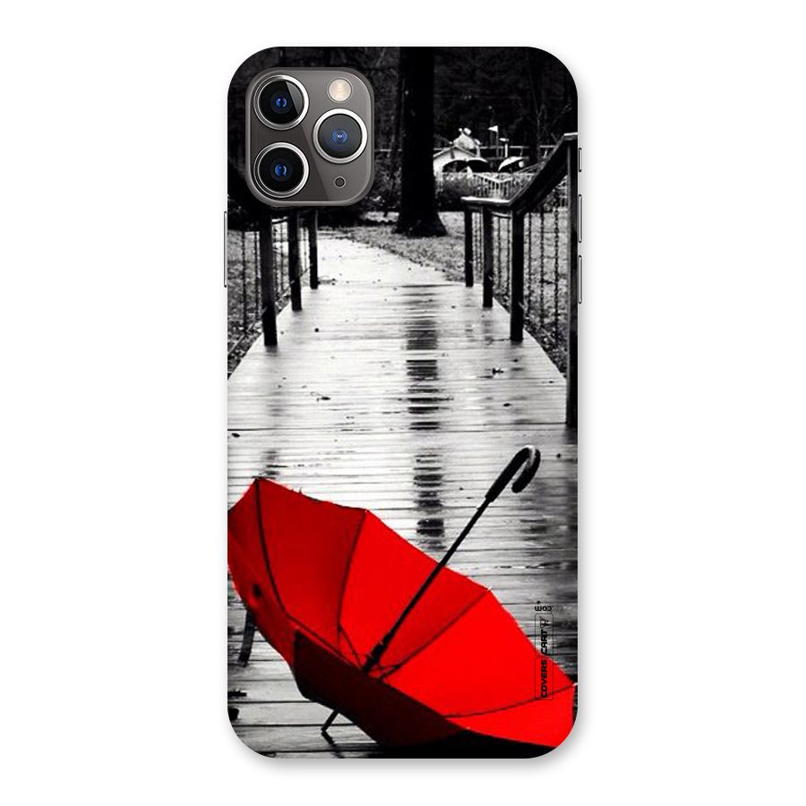 Rainy Red Umbrella Back Case for iPhone 11 Pro Max