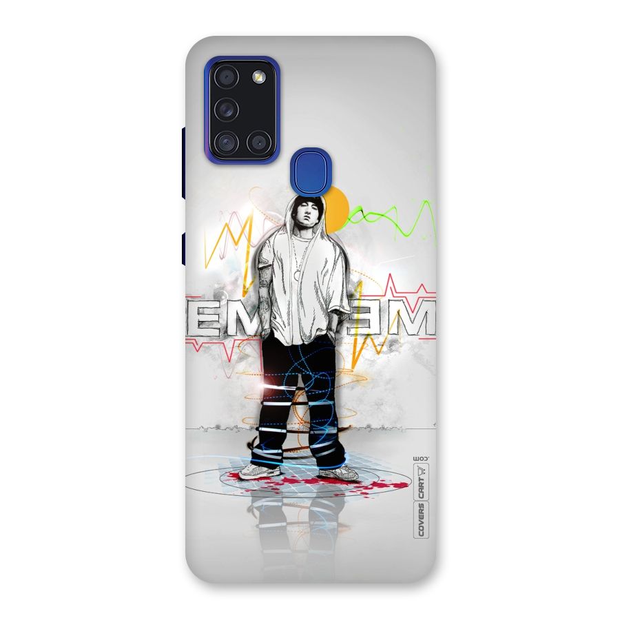 Rap King Eminem Back Case for Galaxy A21s