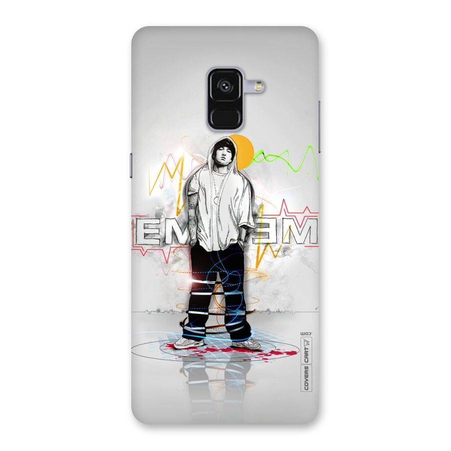 Rap King Eminem Back Case for Galaxy A8 Plus