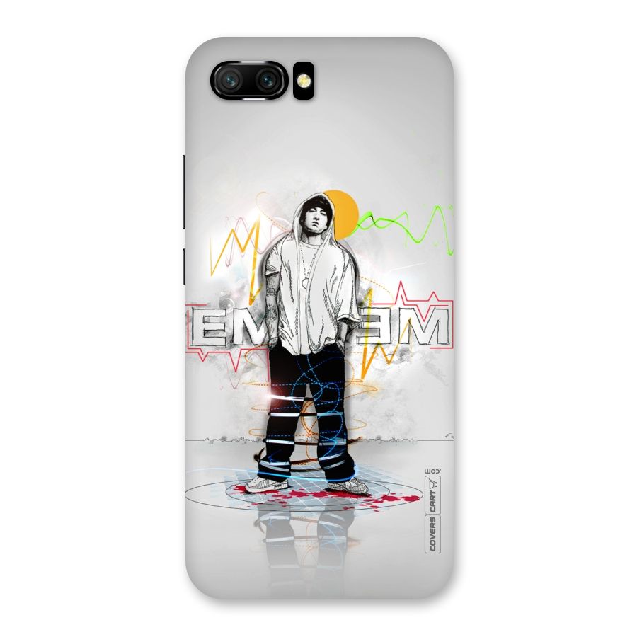 Rap King Eminem Back Case for Honor 10