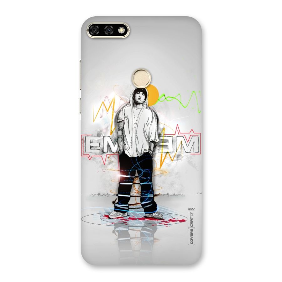 Rap King Eminem Back Case for Honor 7A