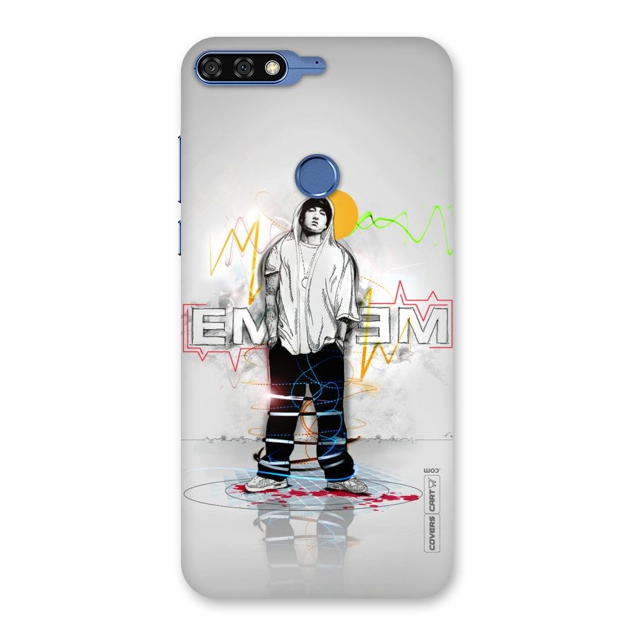 Rap King Eminem Back Case for Honor 7C