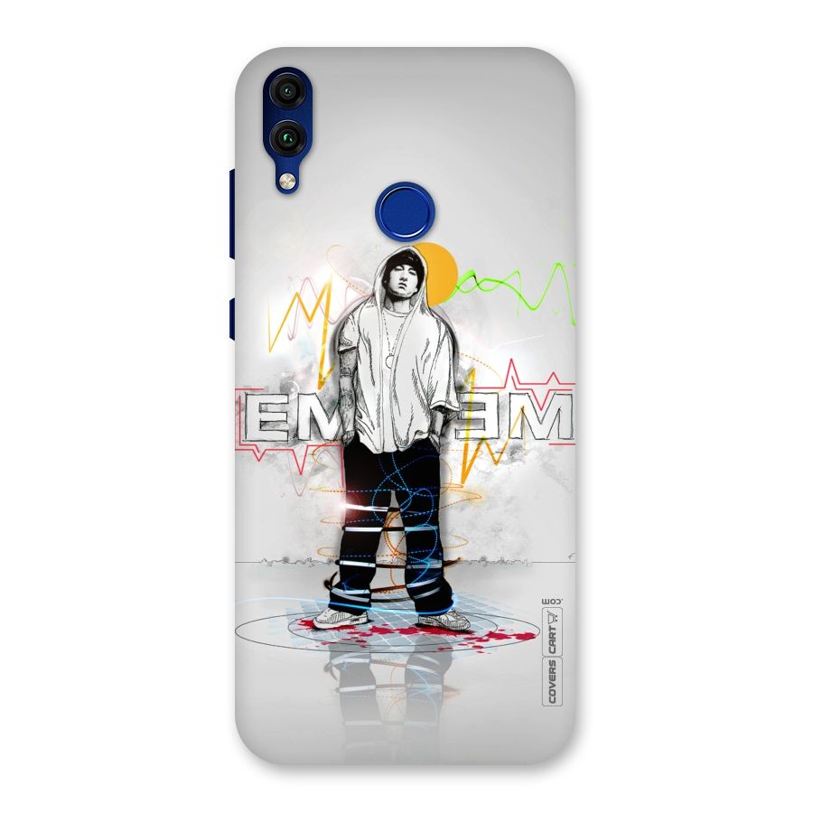 Rap King Eminem Back Case for Honor 8C