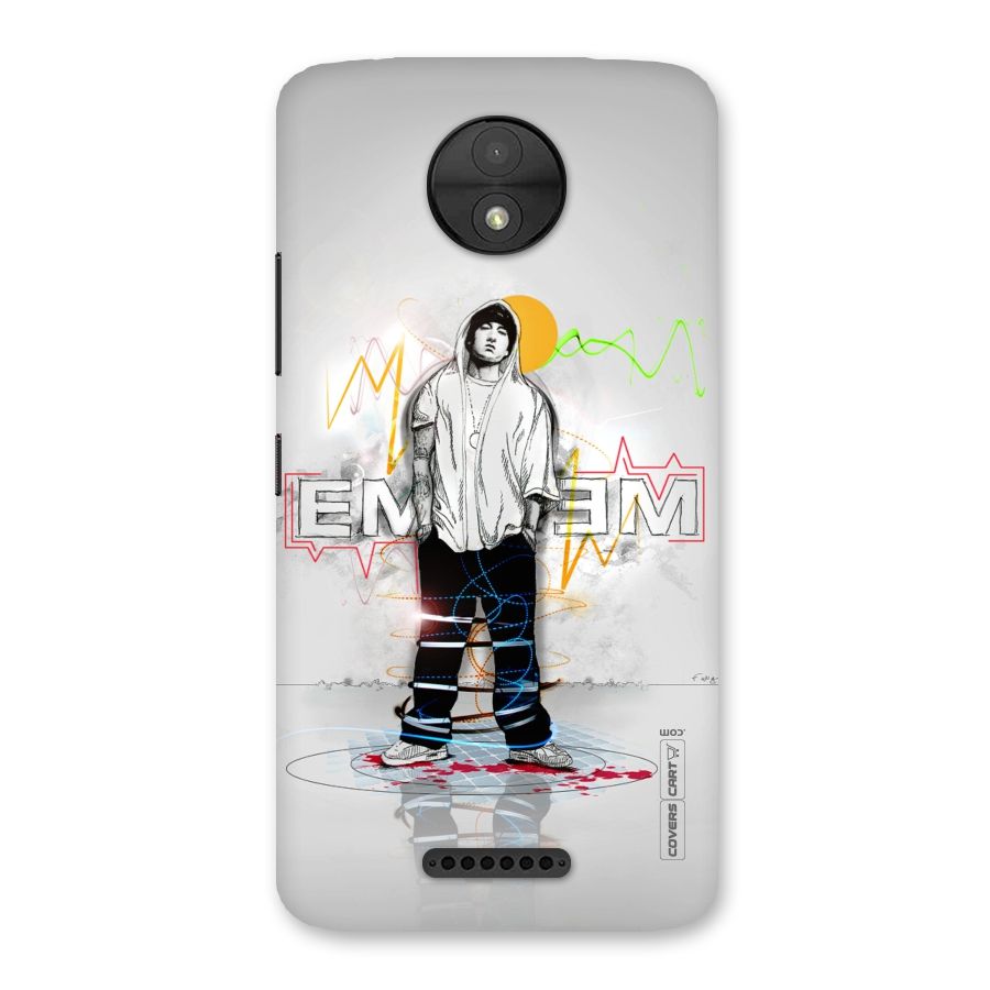 Rap King Eminem Back Case for Moto C