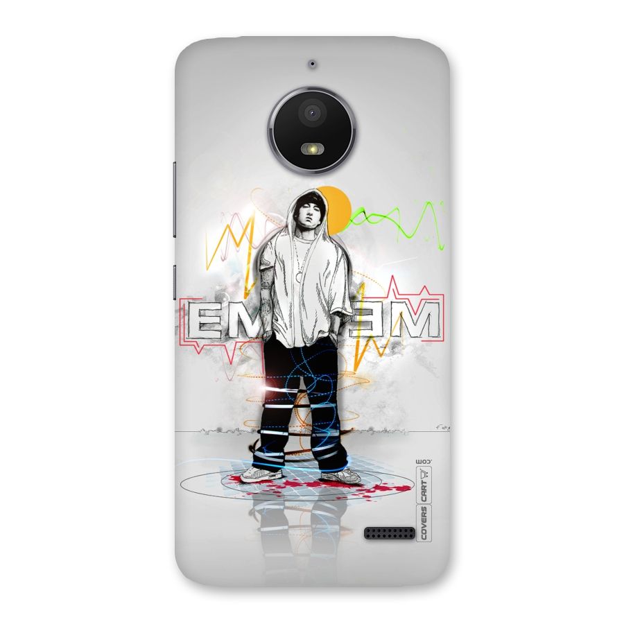Rap King Eminem Back Case for Moto E4