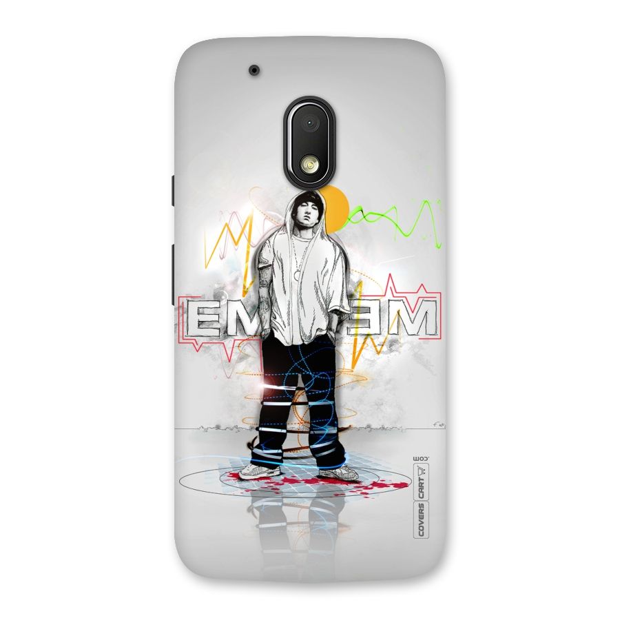 Rap King Eminem Back Case for Moto G4 Play