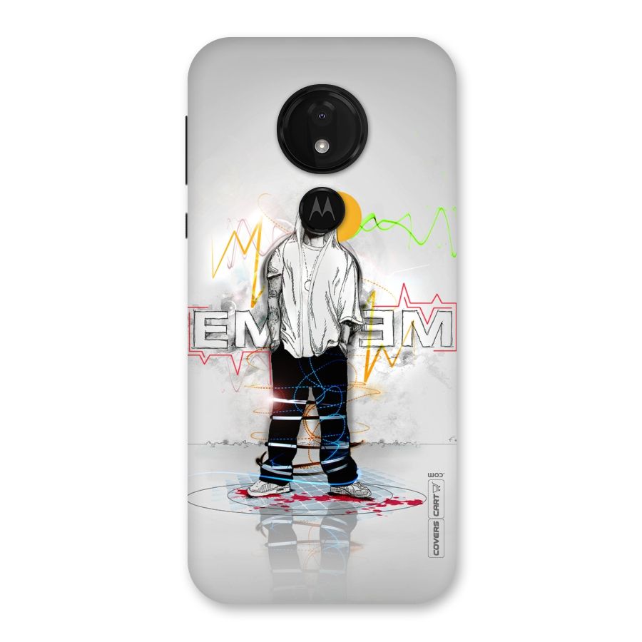 Rap King Eminem Back Case for Moto G7 Power