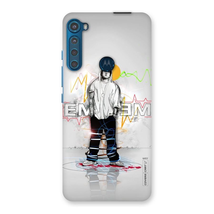 Rap King Eminem Back Case for Motorola One Fusion Plus