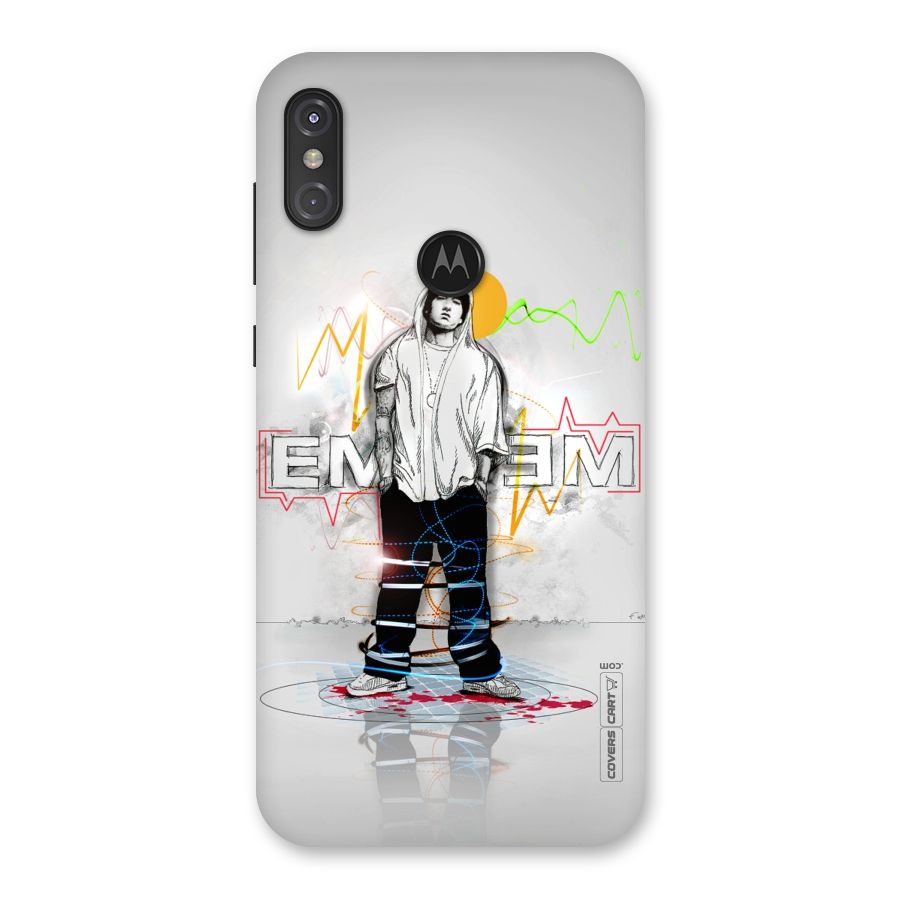 Rap King Eminem Back Case for Motorola One Power