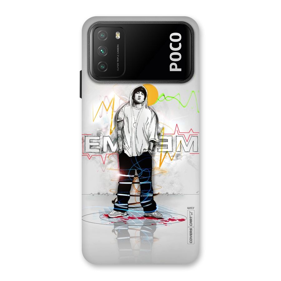 Rap King Eminem Back Case for Poco M3