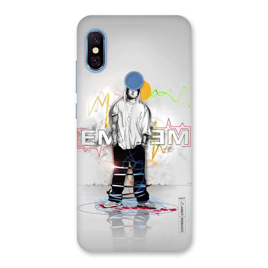 Rap King Eminem Back Case for Redmi Note 6 Pro