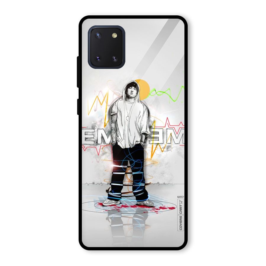 Rap King Eminem Glass Back Case for Galaxy Note 10 Lite