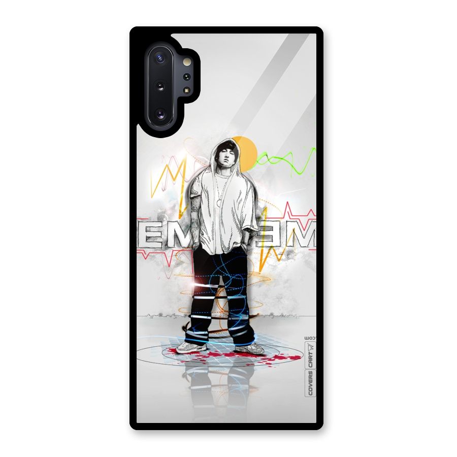 Rap King Eminem Glass Back Case for Galaxy Note 10 Plus