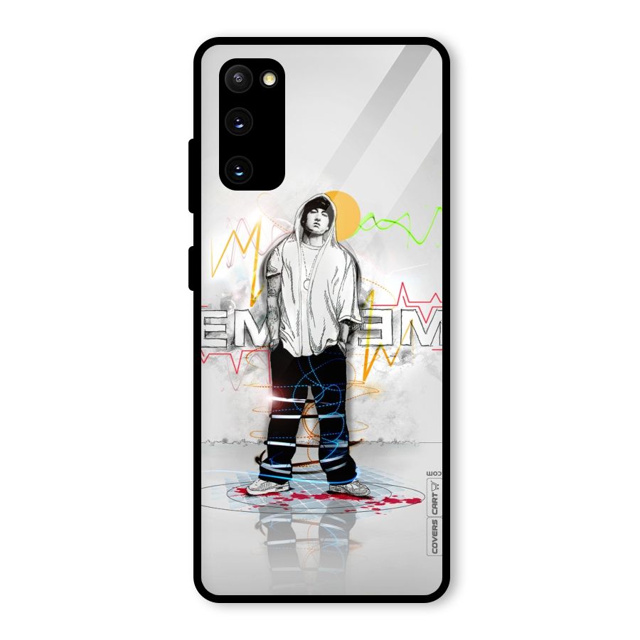 Rap King Eminem Glass Back Case for Galaxy S20 FE