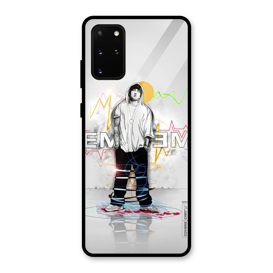 Rap King Eminem Glass Back Case for Galaxy S20 Plus