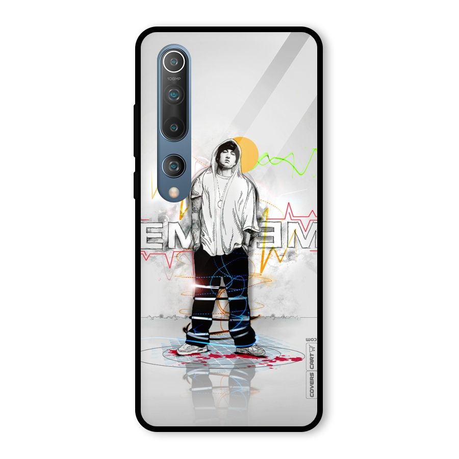 Rap King Eminem Glass Back Case for Mi 10