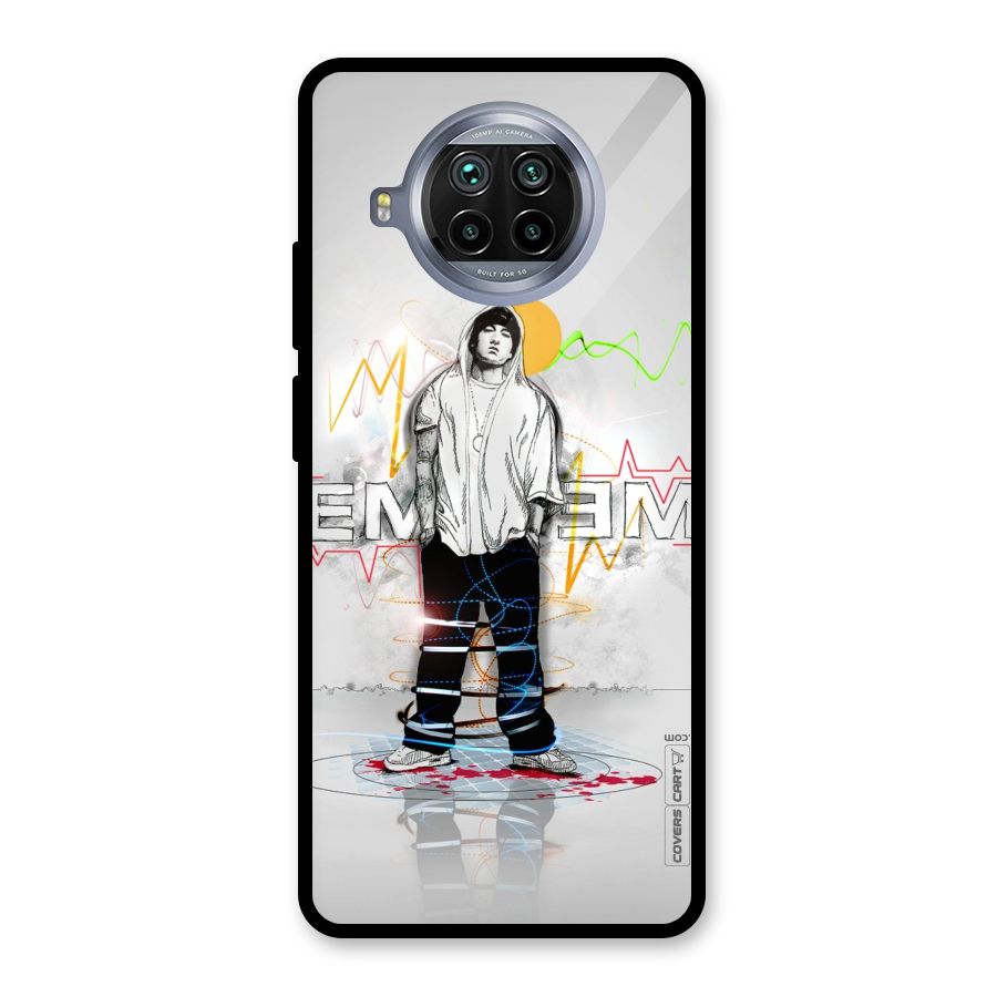 Rap King Eminem Glass Back Case for Mi 10i