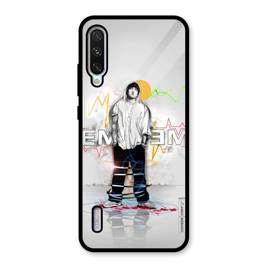Rap King Eminem Glass Back Case for Mi A3