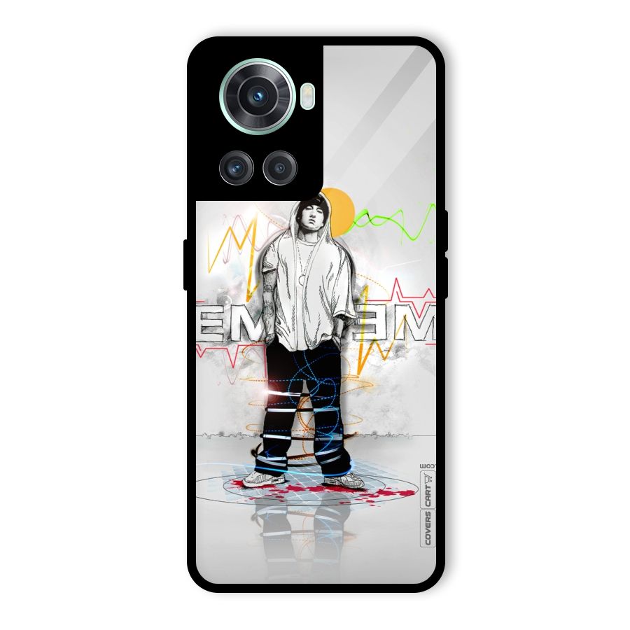 Rap King Eminem Glass Back Case for OnePlus 10R