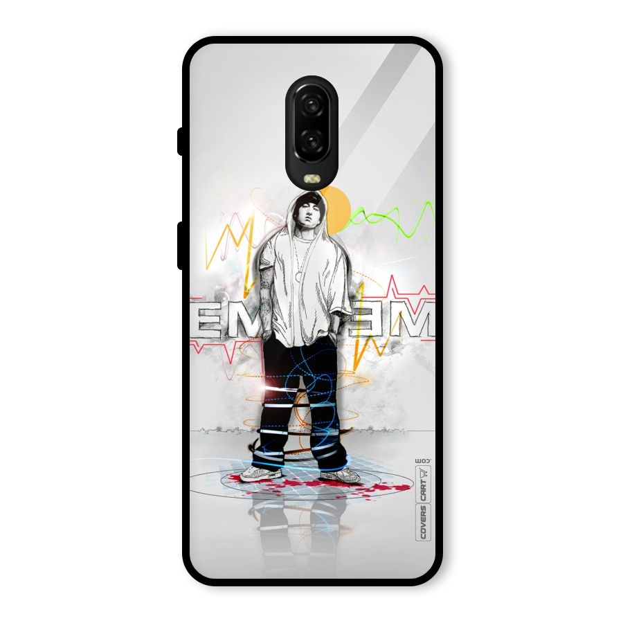 Rap King Eminem Glass Back Case for OnePlus 6T