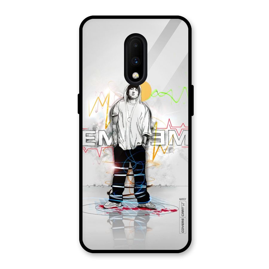 Rap King Eminem Glass Back Case for OnePlus 7