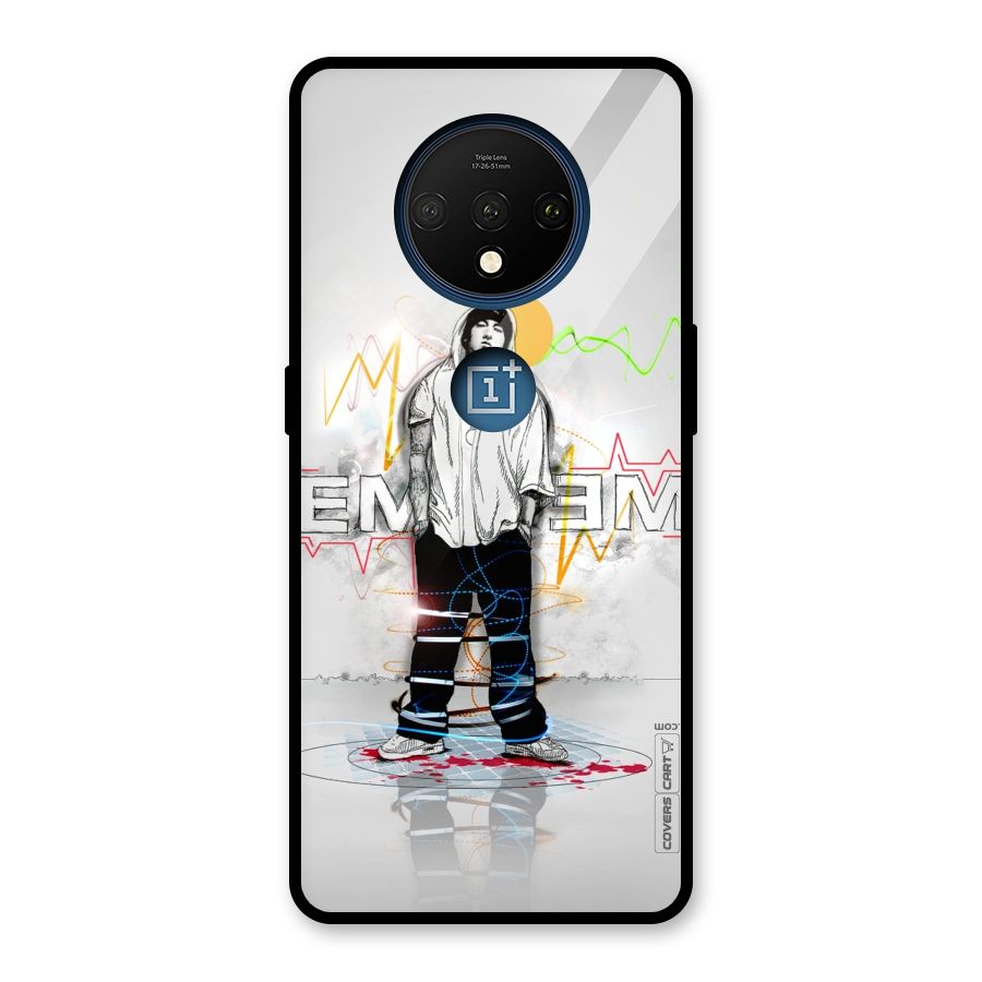 Rap King Eminem Glass Back Case for OnePlus 7T