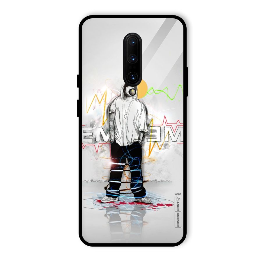 Rap King Eminem Glass Back Case for OnePlus 7 Pro