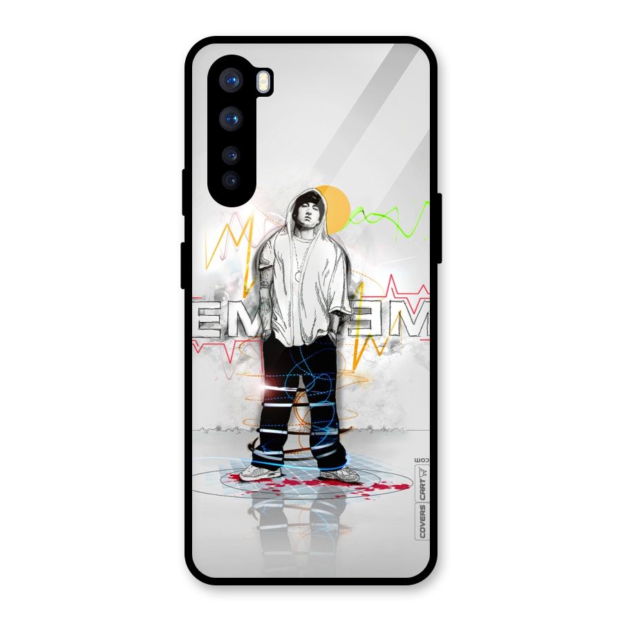 Rap King Eminem Glass Back Case for OnePlus Nord