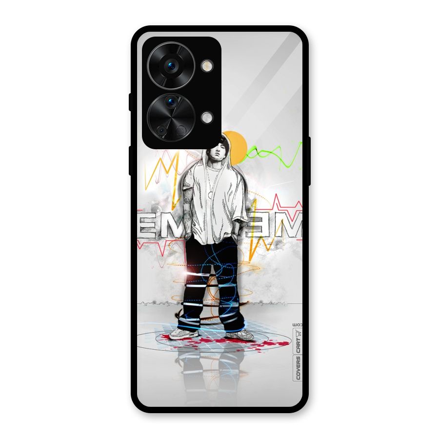 Rap King Eminem Glass Back Case for OnePlus Nord 2T
