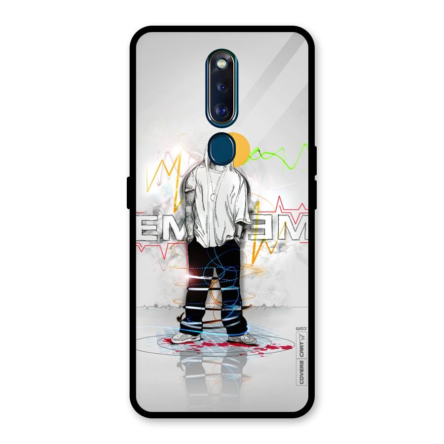 Rap King Eminem Glass Back Case for Oppo F11 Pro