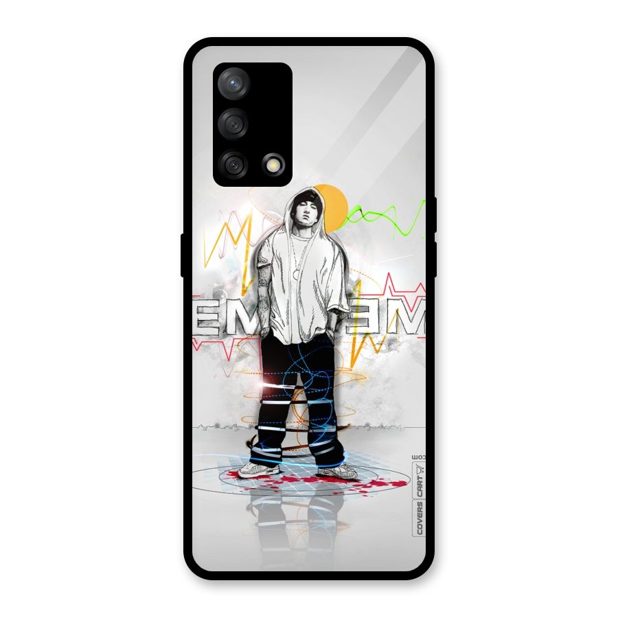 Rap King Eminem Glass Back Case for Oppo F19