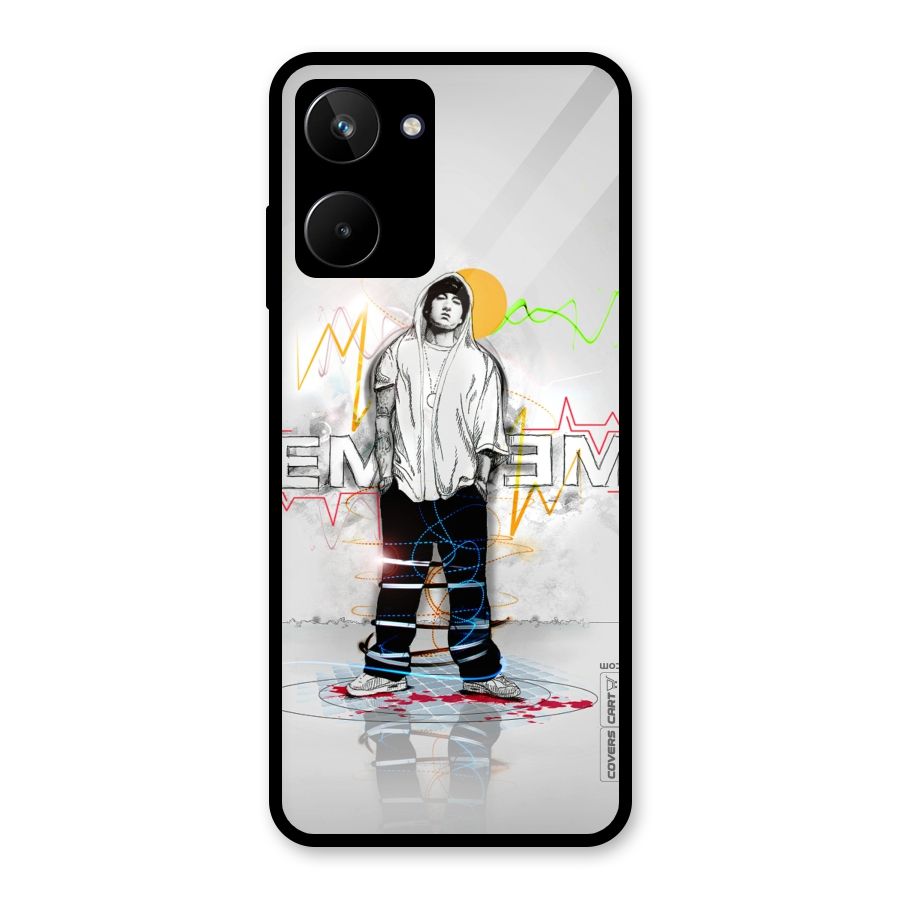 Rap King Eminem Glass Back Case for Realme 10