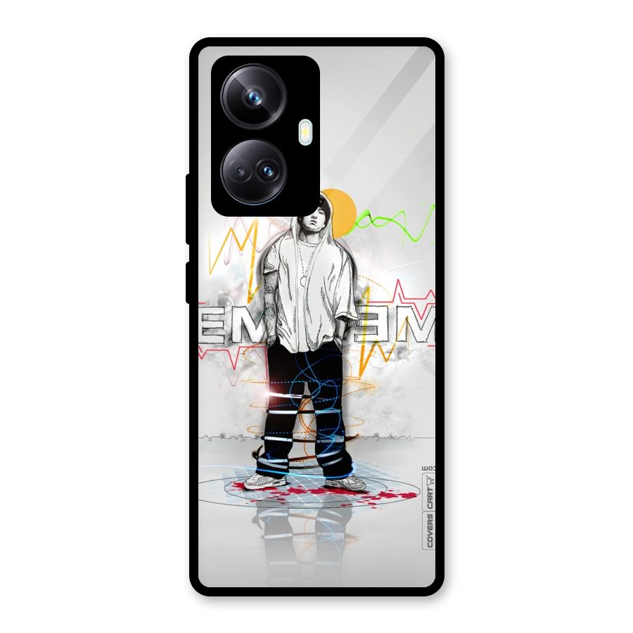 Rap King Eminem Glass Back Case for Realme 10 Pro Plus
