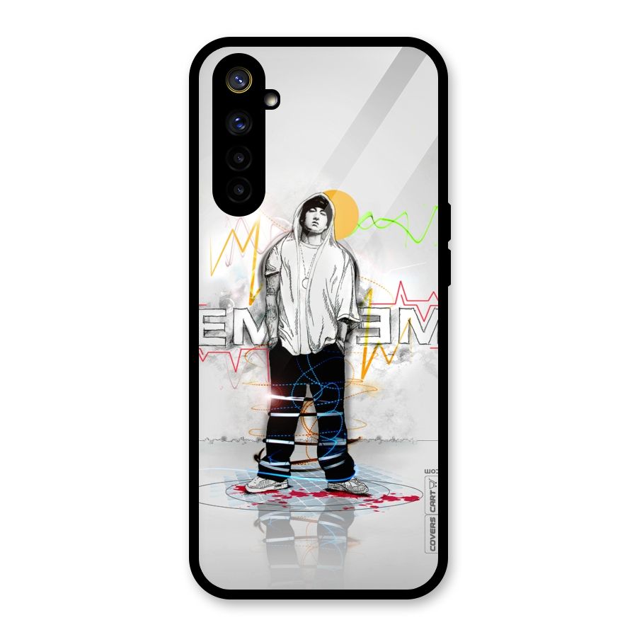 Rap King Eminem Glass Back Case for Realme 6i