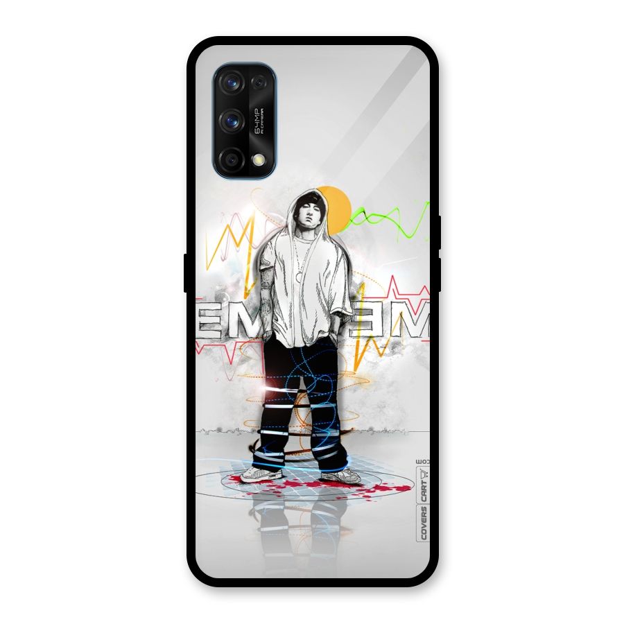 Rap King Eminem Glass Back Case for Realme 7 Pro