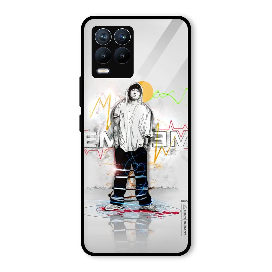 Rap King Eminem Glass Back Case for Realme 8 Pro