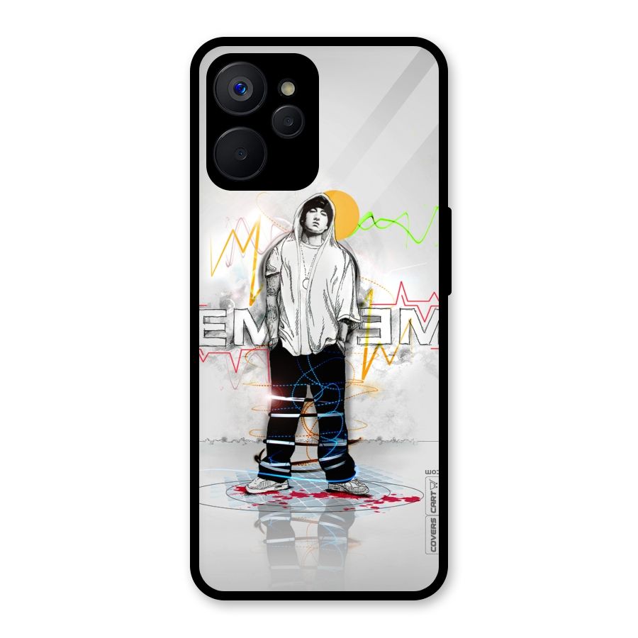 Rap King Eminem Glass Back Case for Realme 9i 5G