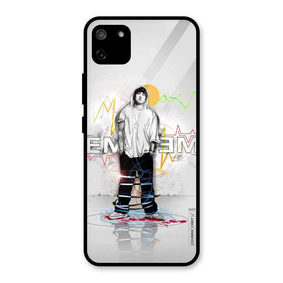Rap King Eminem Glass Back Case for Realme C11