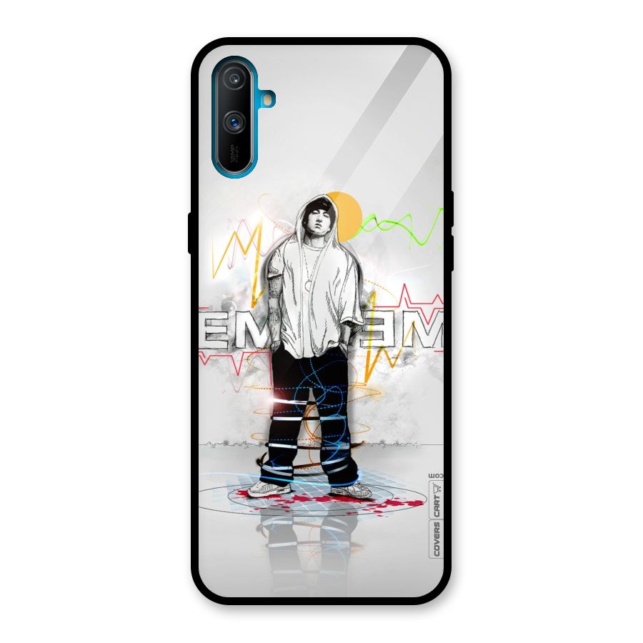 Rap King Eminem Glass Back Case for Realme C3