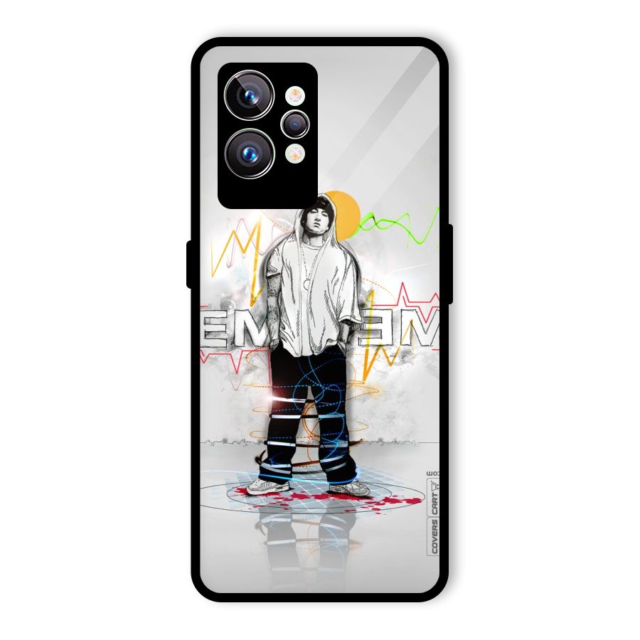Rap King Eminem Glass Back Case for Realme GT2 Pro