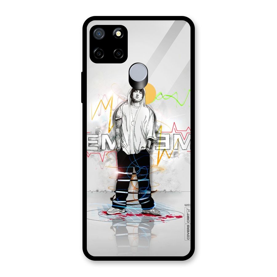 Rap King Eminem Glass Back Case for Realme Narzo 20