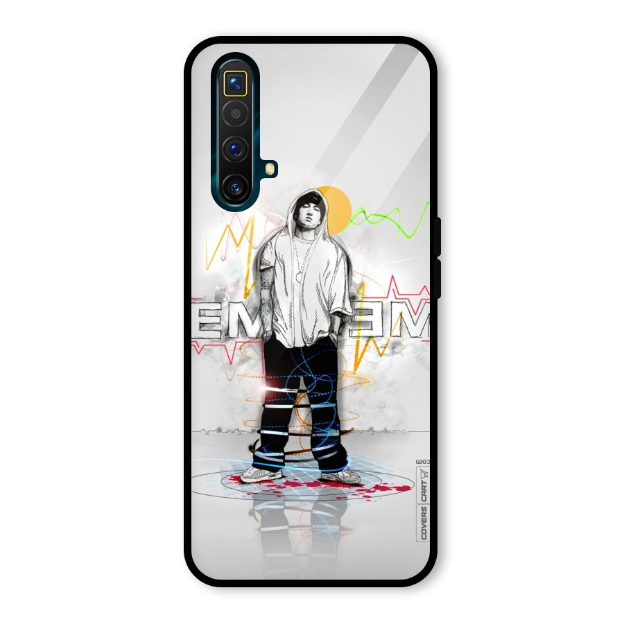Rap King Eminem Glass Back Case for Realme X3