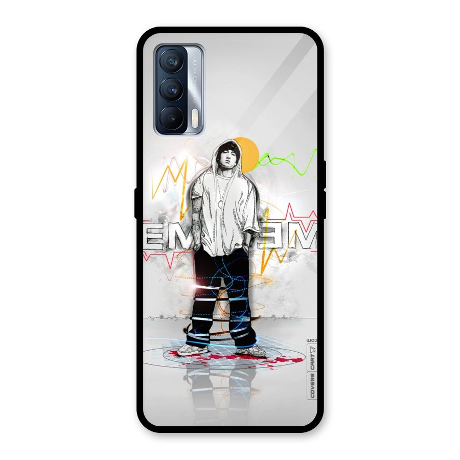 Rap King Eminem Glass Back Case for Realme X7
