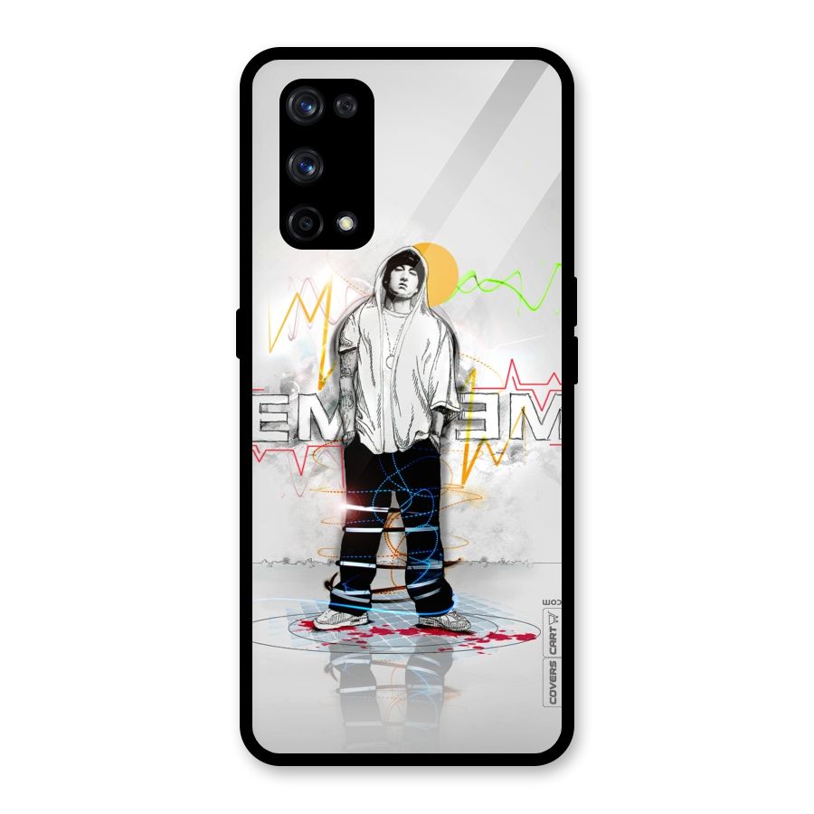 Rap King Eminem Glass Back Case for Realme X7 Pro
