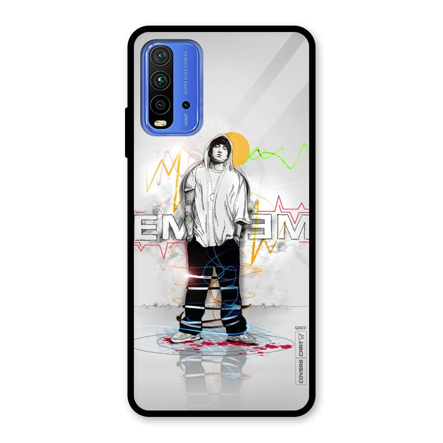 Rap King Eminem Glass Back Case for Redmi 9 Power