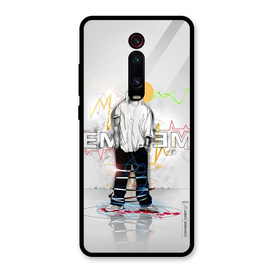 Rap King Eminem Glass Back Case for Redmi K20