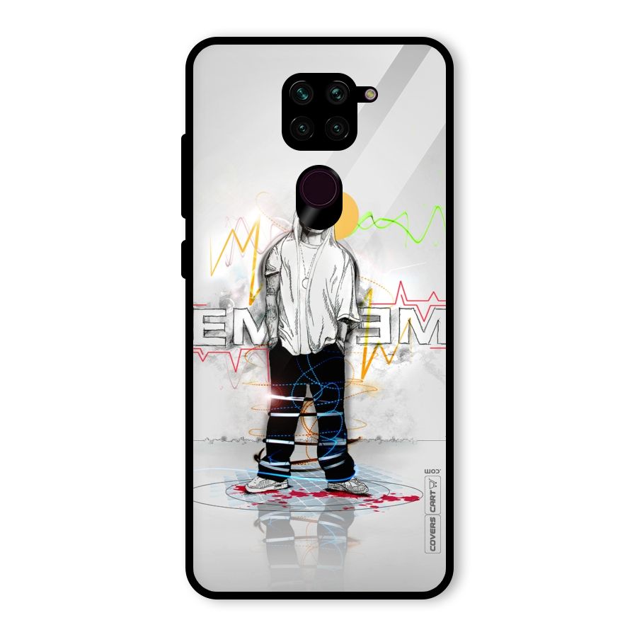 Rap King Eminem Glass Back Case for Redmi Note 9
