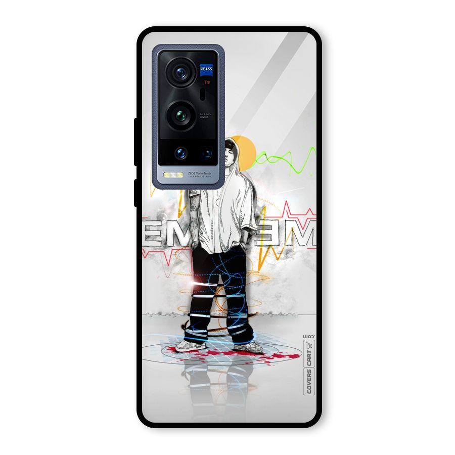 Rap King Eminem Glass Back Case for Vivo X60 Pro Plus