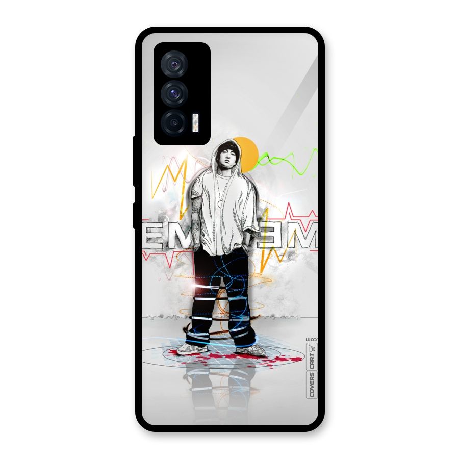 Rap King Eminem Glass Back Case for Vivo iQOO 7 5G