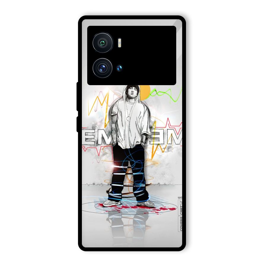 Rap King Eminem Glass Back Case for Vivo iQOO 9 Pro